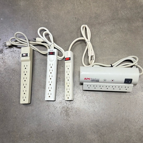 Vintage Surge Protectors APC NET7 RadioShack Prime Power Sentry Power Tap Lot - Picture 10 of 10